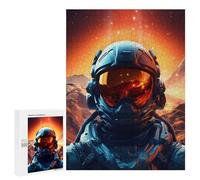 500 PCS Rompecabezas para Adolescentes Spaceman Abstract Deco Rompecabezas para Adultos Juegos Familiares Mejora La Memoria Regalos para Amigos Y Familiares 500 PCS