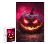 500 PCS Rompecabezas para Adolescentes Spooky Halloween Pumpkin-2 Rompecabezas para Adolescentes Desafío Difícil Cada Pieza Es Única - Juguetes Educativos De Aprendizaje 500 PCS