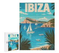 500 PCS Rompecabezas para Adolescentes The Beauty of Ibiza Rompecabezas para Adultos Regalos De Cumpleaños Juego Familiar Apto para Personas De 14 Años En Adelante 500 PCS