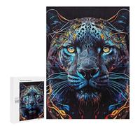500 PCS Rompecabezas para Adolescentes The Black Panther Rompecabezas para Adultos Juegos Familiares Mejora La Memoria Regalos para Amigos Y Familiares 500 PCS