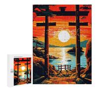 500 PCS Rompecabezas para Adolescentes The Charm of Sunrise Gate Rompecabezas para Adultos Juguetes Antiestrés Desafío Difícil Cumpleaños