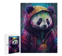 500 PCS Rompecabezas para Adolescentes The Comfortable Panda Rompecabezas para Adultos Juegos Familiares Mejora La Memoria Regalos para Amigos Y Familiares 500 PCS