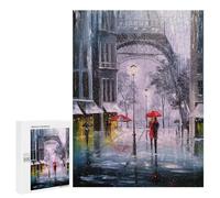 500 PCS Rompecabezas para Adolescentes The First Snow in Paris Rompecabezas para Adultos Juego Práctico Difícil Interacción Entre Padres E Hijos 500 PCS