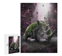 500 PCS Rompecabezas para Adolescentes The Forgotten Rhino Rompecabezas para Adultos Juguetes Antiestrés Desafío Difícil Cumpleaños
