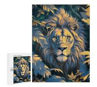 500 PCS Rompecabezas para Adolescentes The Golden Lion Rompecabezas para Adultos Juguetes Antiestrés Desafío Difícil Cumpleaños