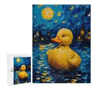 500 PCS Rompecabezas para Adolescentes The Starry Night Duck Juegos Familiares De Rompecabezas para Adultos Que Mejoran La Memoria Ayudan A Ejercitar El Cerebro 500 PCS