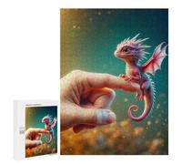 500 PCS Rompecabezas para Adolescentes The Tiny Dragon Rompecabezas para Adultos Juegos Relajantes Mejora La Memoria Interacción Entre Padres E Hijos 500 PCS