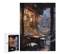 500 PCS Rompecabezas para Adolescentes Tokyo Japan Xmas Rompecabezas para Adultos Juguetes Antiestrés Desafío Difícil Cumpleaños