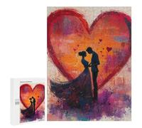 500 PCS Rompecabezas para Adolescentes Valentines Day Love Rompecabezas para Adultos Juguetes Antiestrés Desafío Difícil Cumpleaños