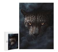 500 PCS Rompecabezas para Adolescentes Wild Jaguar Halloween Rompecabezas para Adultos Regalos De Cumpleaños Juego Familiar Apto para Personas De 14 Años En Adelante 500 PCS