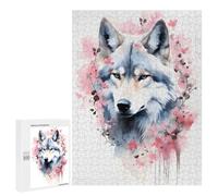 500 PCS Rompecabezas para Adolescentes Wolf Poster, Picture, Metal Print, Paint by Michael I. Organ Juegos Familiares De Rompecabezas para Adultos Que Mejoran La Memoria Ayudan A Ejercitar El Cerebro