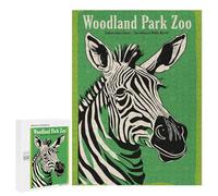 500 PCS Rompecabezas para Adolescentes Woodland Park Zoo Poster Rompecabezas para Adolescentes Desafío Difícil Desafío Educativo Diversión Familiar Y Noche De Juegos 500 PCS