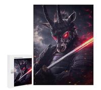 500 PCS Rompecabezas para Adolescentes Zebra Samurai Warrior Animal Rompecabezas para Adultos Juguetes Antiestrés Análisis Y Lógica Interacción Entre Padres E Hijos 500 PCS