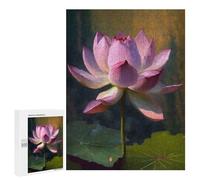 500 PCS Rompecabezas para Adultos A Lotus Pond of Serenity Juego Familiar De Rompecabezas Análisis Y Lógica Interacción Entre Padres E Hijos 500 PCS