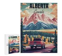 500 PCS Rompecabezas para Adultos Alberta Canada Travel Rompecabezas para Adultos Juguetes De Bricolaje Decoración del Hogar Difíciles Y Desafiantes 500 PCS