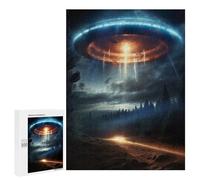500 PCS Rompecabezas para Adultos Alien Invasion Rompecabezas para Adultos Juguete Decoración De Pared Mejora Los Recuerdos Regalos para Amigos Y Familiares 500 PCS