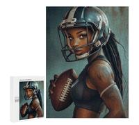 500 PCS Rompecabezas para Adultos American Football Girl Rompecabezas para Adultos Juegos Familiares Regalos para Mujeres Interacción Entre Padres E Hijos 500 PCS