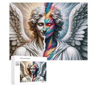 500 PCS Rompecabezas para Adultos Angel Wings Fantasy Artwork Rompecabezas para Adultos Juguete Decoración De Pared Pero Divertido Y Humorístico Desafiante De Completar 500 PCS
