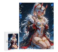 500 PCS Rompecabezas para Adultos Anime Demon Girl in Winter Rompecabezas para Adolescentes Regalo De Cumpleaños Ayuda A Ejercitar El Cerebro Juego Desafiante Regalos 500 PCS