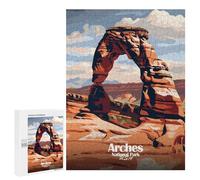 500 PCS Rompecabezas para Adultos Arches National Park Travel Rompecabezas para Adultos Juguetes De Bricolaje Decoración del Hogar Difíciles Y Desafiantes 500 PCS