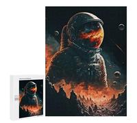 500 PCS Rompecabezas para Adultos Astronauts and Space Life Rompecabezas para Adultos Juguetes Antiestrés Pero Regalos Divertidos Y Humorísticos para Amigos Y Familiares 500 PCS