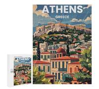 500 PCS Rompecabezas para Adultos Athens Rompecabezas para Adultos Juegos Familiares Regalos para Mujeres Interacción Entre Padres E Hijos 500 PCS