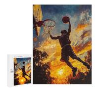 500 PCS Rompecabezas para Adultos Basketball Player Dunking Rompecabezas para Adultos Juguete Decoración De Pared Arte De Pared Desafiante De Completar 500 PCS