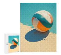 500 PCS Rompecabezas para Adultos Beach Volleyball Rompecabezas para Adultos Juegos Divertidos Alivia El Estrés Desafiante De Completar 500 PCS