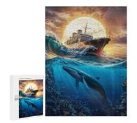 500 PCS Rompecabezas para Adultos Beneath The Crimson Sky Rompecabezas para Adultos Juegos Divertidos Vacaciones En Casa Matar El Tiempo Regalos De Cumpleaños Y Únicos 500 PCS