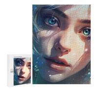 500 PCS Rompecabezas para Adultos Blue-Eyed Dream Portrait -1 Rompecabezas para Adultos Juguete Decoración De Pared Decoración del Hogar 500 PCS