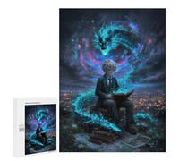 500 PCS Rompecabezas para Adultos Boy Reading with Dragon Spirit Rompecabezas para Adultos Juegos Divertidos Vacaciones En Casa Matar El Tiempo Regalos De Cumpleaños Y Únicos 500 PCS