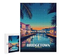 500 PCS Rompecabezas para Adultos Bridgetown Barbados Travel Rompecabezas para Adultos Juegos Divertidos Vacaciones En Casa Matar El Tiempo Regalos De Cumpleaños Y Únicos 500 PCS