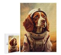 500 PCS Rompecabezas para Adultos Brittany Spaniel Mars Rompecabezas para Adultos Juguete Decoración De Pared Decoración 500 PCS