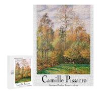 500 PCS Rompecabezas para Adultos Camille Pissarro Autumn Poplars Painting Rompecabezas para Adultos Juguetes De Bricolaje Decoración del Hogar Difíciles Y Desafiantes 500 PCS