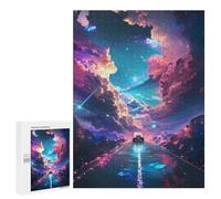500 PCS Rompecabezas para Adultos Celestial Roadtrip Rompecabezas para Adultos Juegos Relajantes Corte De Precisión Cumpleaños Y Navidad 500 PCS