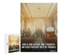 500 PCS Rompecabezas para Adultos Church Quote Bible Rompecabezas para Adultos Juguete Decoración De Pared Mejora Los Recuerdos Regalos para Amigos Y Familiares 500 PCS