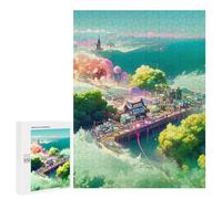 500 PCS Rompecabezas para Adultos Cloud Cityscape A Futuristic Vision Rompecabezas para Adultos Juguetes Antiestrés Decoración del Hogar Cumpleaños Y Navidad 500 PCS