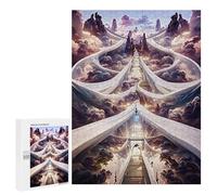 500 PCS Rompecabezas para Adultos Cloudy Pathway to Heaven Rompecabezas para Adultos Juguete Decoración De Pared Pero Divertido Y Humorístico Desafiante De Completar 500 PCS