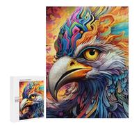 500 PCS Rompecabezas para Adultos Colorful Eagle Portrait-8 Rompecabezas para Adultos Juguetes Antiestrés Decoración del Hogar Cumpleaños Y Navidad 500 PCS