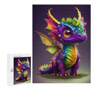 500 PCS Rompecabezas para Adultos Colorful Fantasy Dragon Art Juego Familiar De Rompecabezas Análisis Y Lógica Interacción Entre Padres E Hijos 500 PCS