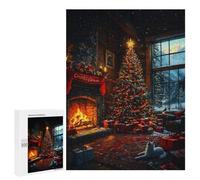 500 PCS Rompecabezas para Adultos Cozy Christmas Cabin Rompecabezas para Adultos Juego De Ingenio Regalo De Cumpleaños Difícil Y Desafiante 500 PCS