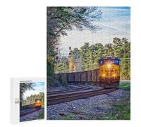 500 PCS Rompecabezas para Adultos CSX Train South Carolina Rompecabezas para Adultos Juegos Relajantes Corte De Precisión Cumpleaños Y Navidad 500 PCS