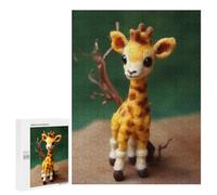 500 PCS Rompecabezas para Adultos Cute African Baby Giraffe Rompecabezas para Adultos Juguete Decoración De Pared Decoración del Hogar 500 PCS