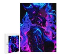 500 PCS Rompecabezas para Adultos Cybergoth Anime Demon Girl Rompecabezas para Adultos Juego De Ingenio Pero Divertidos Y Regalos Humorísticos para Amigos Y Familiares 500 PCS
