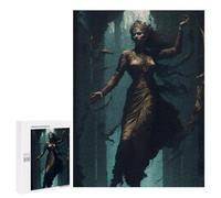 500 PCS Rompecabezas para Adultos Dark Queen of The Underworld Rompecabezas para Adultos Juguetes Antiestrés Decoración del Hogar Cumpleaños Y Navidad 500 PCS