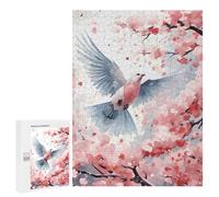 500 PCS Rompecabezas para Adultos Dove Cherry Blossom Rompecabezas para Adultos Juego De Ingenio Regalo De Cumpleaños Difícil Y Desafiante 500 PCS