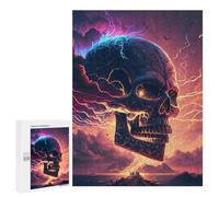 500 PCS Rompecabezas para Adultos Electric Skull Mystic Energy -2 Rompecabezas para Adultos Juegos Divertidos Regalos para Mujeres Desafiantes De Completar 500 PCS