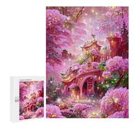 500 PCS Rompecabezas para Adultos Enchanted Floral Gateway Rompecabezas para Adultos Juguetes Antiestrés Decoración del Hogar Cumpleaños Y Navidad 500 PCS