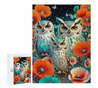 500 PCS Rompecabezas para Adultos Enchanted Night Owls Rompecabezas para Adolescentes: Mejora La Memoria. Cada Pieza Es Única. Juguetes Y Juegos Educativos 500 PCS