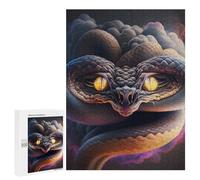 500 PCS Rompecabezas para Adultos Enchanted Serpent Portrait Rompecabezas para Adultos Juegos Relajantes Corte De Precisión Cumpleaños Y Navidad 500 PCS